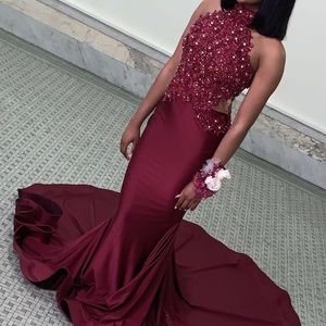 Custom made prom dress